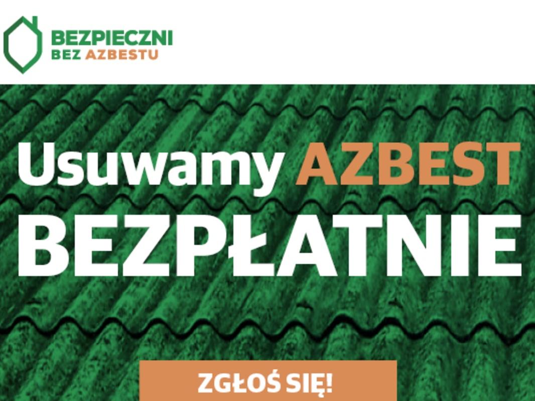 Rozpoczynamy Przyjmowanie Zgłoszeń Na Usuwanie Azbestu | Bezpieczni Bez ...